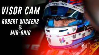 Visor Cam: Robert Wickens at Mid-Ohio Sports Car Course