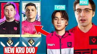 DUO Mike + Tyson is back! SEN TenZ has now mastered clove & carries Shroud w/ KRÜ DUO... | VALORANT