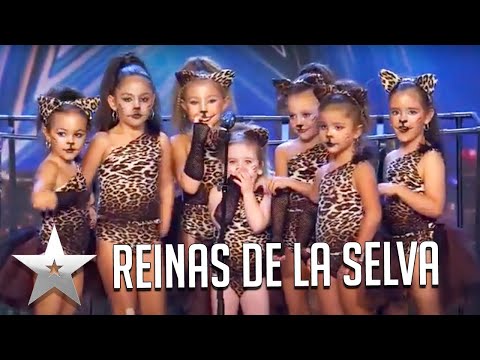 Bailando, estas niñas se coronan como reinas de la selva | Got Talent Español