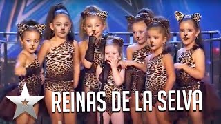 Bailando Estas Niñas Se Coronan Como Reinas De La Selva Got Talent Español