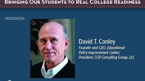 Getting Beyond the Rhetoric: Bringing Our Students to Real College Readiness