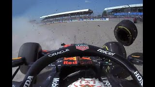 Max Verstappen Onboard and Full Radio Drama of Formation Lap and First Lap | 2021 British Grand Prix