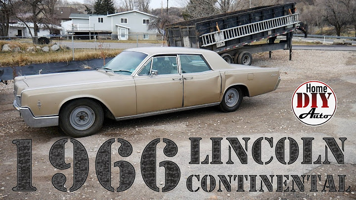 1966 Continental No Rust Survivor Barn Find