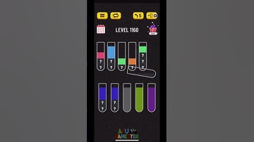 Water Sort puzzle level 1160 | AYU Gamester #shorts