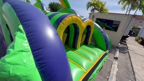 40 Ft Fun Run Obstacle Course (A) From We Rent Fun - Miami, FL