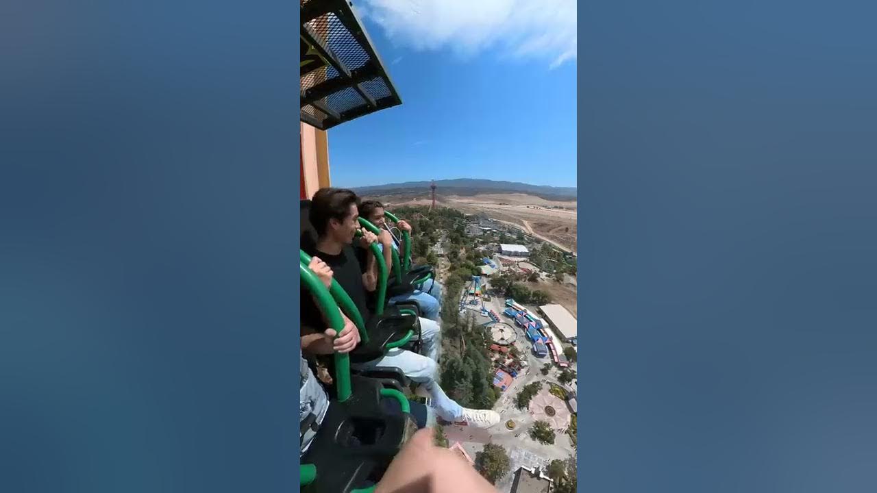 Could you handle this INSANE Drop tower ride? #shorts