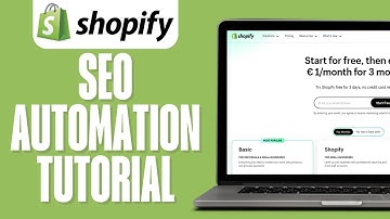 Shopify SEO Automation - Shopify Tutorial For Beginners (2024)
