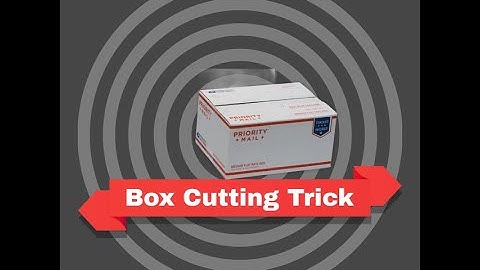 USPS Priority Mail Shipping Cost Savings Tip  - The Box Cutting Trick - Save Money On Ebay & Amazon