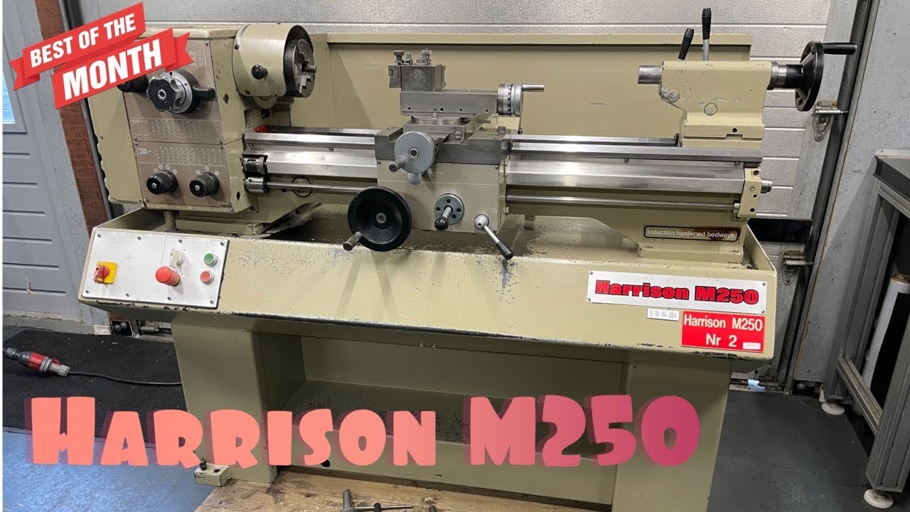 Harrison M250 Power Cross Feed Lathe Drehmaschine Svarv