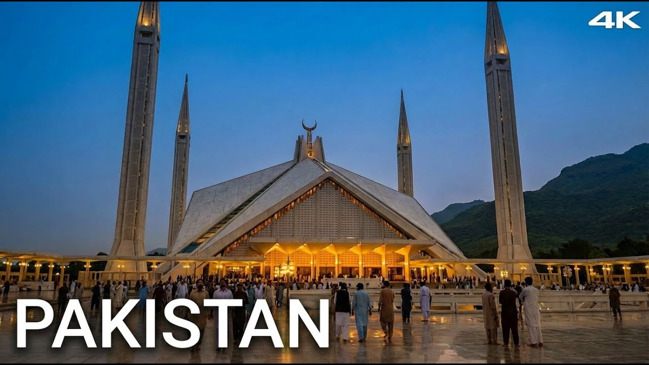 Faisal Mosque Islamabad 4K Walking Tour | Pakistan | South Asia’s Largest Mosque