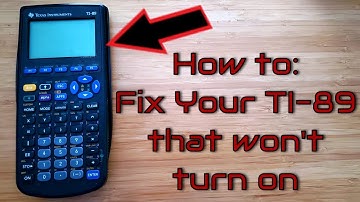 Dead TI-89 Calculator Repair