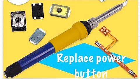How to replace Android Mobile phone side power button on off switch & volume buttons
