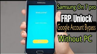 Samsung On7 Pro FRP Unlock | Easy trick | 2021 | MS PhoneTech