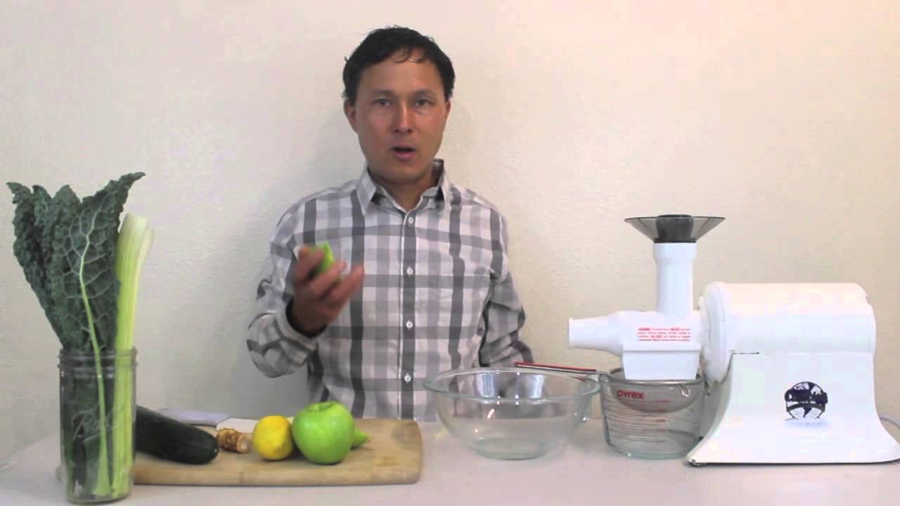 How to Make a Mean Green Juice in the Champion Juicer