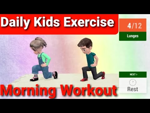Morning Workout for Kids // Daily Kids Exercises - YouTube