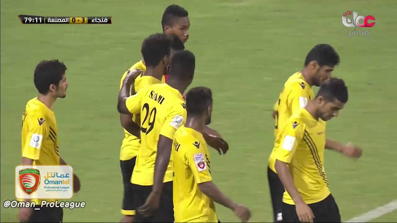 دوري_عمانتل_للمحترفين أهداف مباراة فنجاء 5 × 0 المصنعة ضمن الأسبوع الرابع و العشرون