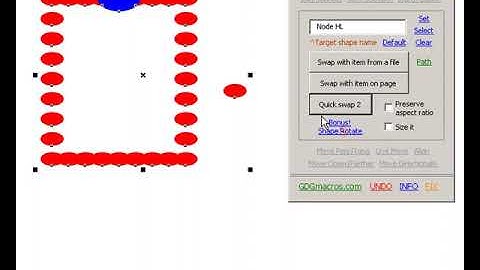 GDG Node Manipulator (PART 1 of 4) Macro Instructional How-to Video applicable to CorelDraw X6 & up