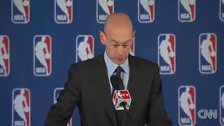 NBA commissioner Adam silver about LeBron James using steroids!! #lebronjames