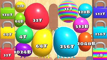 "🔵💥Blob Merge 3D Challenge: Merge Blobs for High Scores! Addictive Gameplay Mechanics!🔥 part 7"