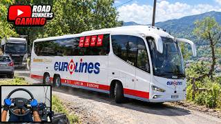 Irizar i8 Integral Bus + TRAFFIC Madness + NARROW SCENIC ROADS! | PART 1| Euro Truck Simulator 2