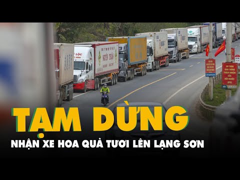 Video Gần 2.000 xe container ùn ứ ở cửa khẩu, Lạng Sơn tiếp... - youtube