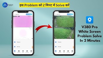 How to Solve V380 Pro White Screen Camera Blurring Problem  In 2 Minutes