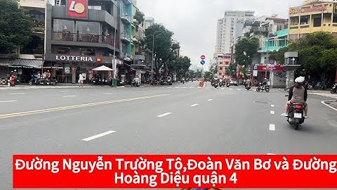 Buổi sáng tháng 9 năm 2025 trên đường Nguyễn Trường Tộ,Đoàn Văn Bơ và đường Hoàng Diệu quận 4.