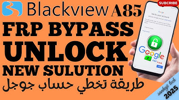 Frp Bypass Remove Google Account blackview a85 New Solution Unlocktool 2025