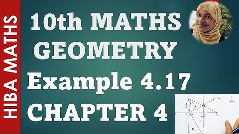 10th maths chapter 4 example 4.17 geometry tn samacheer hiba maths 
