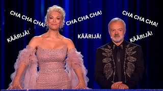 Finland crowds chant "Cha Cha Cha" and "Käärijä" at Eurovision 2023 Final for 3 minutes straight