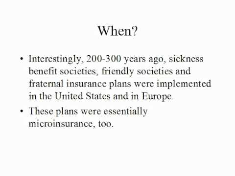 Microinsurance is Exciting (Insurance, Reinsurance...