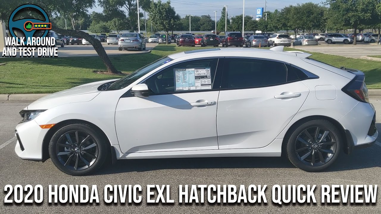 2020 Civic EXL Hatchback quick review - YouTube