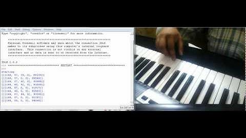 Pygame-Midi input test