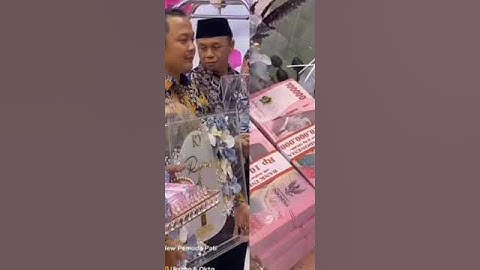 Pernikahan Viral, Seserahannya Bikin Takjub Uang Rp 100 JT, Rumah & Kostan