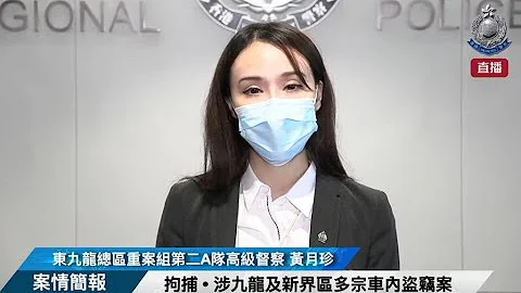 【 拘捕 • 涉九龍及新界區多宗車內盜竊案 • 案情簡報 】 - 天天要聞