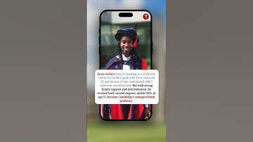 From Silent Autistic Child to Cambridge Professor! 🎓🌟