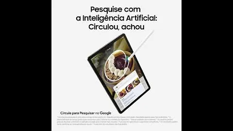 Review em vídeo: Tablet Samsung Galaxy Tab S10 FE, Cinza, 128GB, 8GB RAM, Tela Imersiva de 10.9" 90Hz...