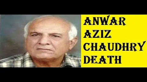 Anwar Aziz Chaudhry, 89, Pakistani Olympic Swimmer...