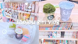 shojou girl vlog˚⟡˖ | matcha, mochi, stationary store, artist alley, japanese stores screenshot 5