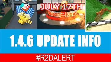 #R2DALERT - 1.4.6 RELEASE DATE - LEAKS - MINI MINIGUN (Jopede Reupload)