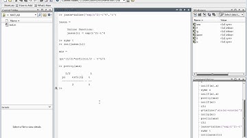 Matlab Essential Skills Sect 41 Indefinite and Definite Integrals