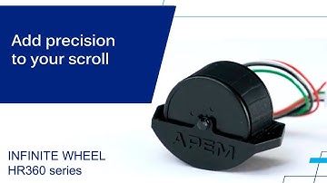 Great Precision with an Infinite Wheel on a Joystick or a Control Panel | APEM