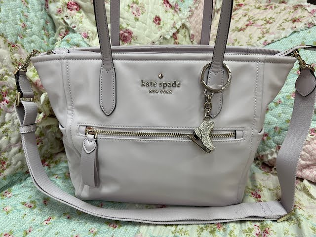 KATE SPADE NYLON TOTE UPDATE  How it's been wearing + why it's a perfect  travel and work bag! 