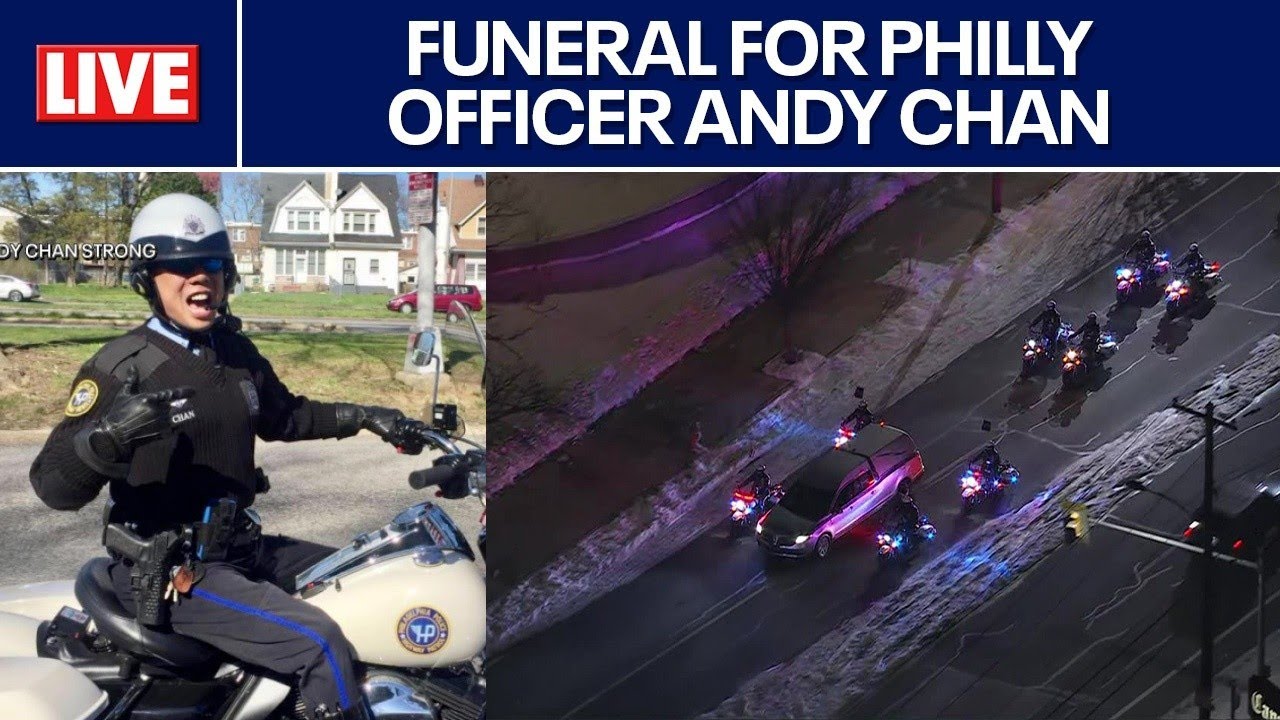 Funeral for Philadelphia police officer Andy Chan