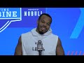 Jeremiah Trotter Jr. NFL Combine Interview On Meeting With Eagles & Steelers, Preparing For Combine
