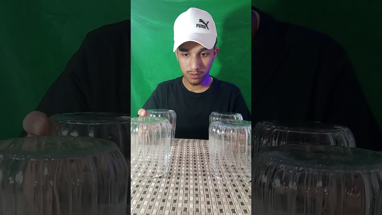 glass balance hack . life hacks . 