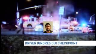 Driver ignores Annapolis DUI checkpoint; chase ends in fiery crash