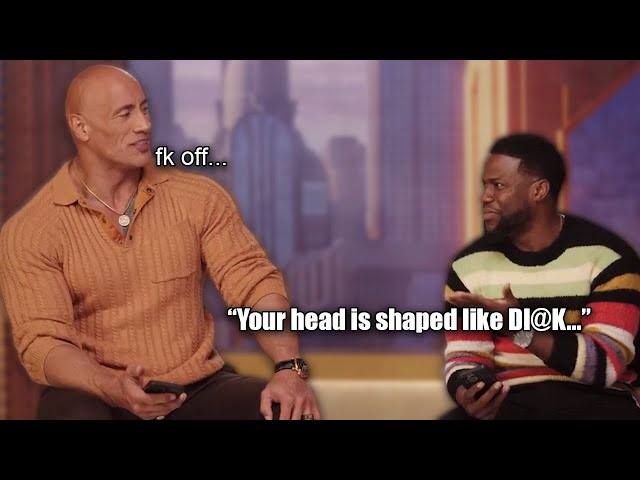 Dwayne Johnson on X: I DO wash the backs of my knees & @KevinHart4real IS  trying to find his real father, but don't look far cuz I'M his daddy😂  Making DC's SUPER