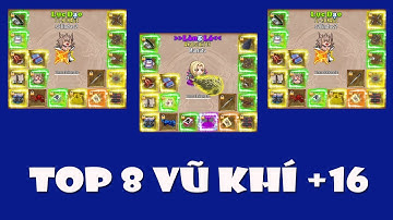 Làng Lá Phiêu Lưu Ký - Top 8 Cao Thủ Vũ Khí +16 Đầu Tiên Làng Lá + Làng Cát