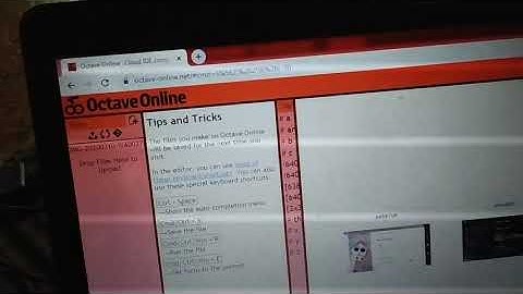Praktek Matlab dengan octave online